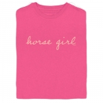 Girls Short Sleeve Tshirt, Horse Girl