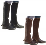 Ovation Suede Ribbed Ladies Half Chaps