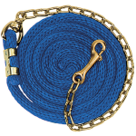 Valhoma Poly Lead Rope with Brass Plated Swivel Chain