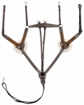 Henri de Rivel Pro 5 Point Elastic Breastplate Martingale With Running Attachment