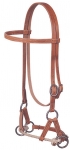 Weaver Harness Leather Side Pull, Single Rope