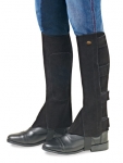 Ovation Suede Half Chaps Ladies with Hook and Loop Closures