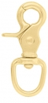 Scissor Snap Round Solid Brass